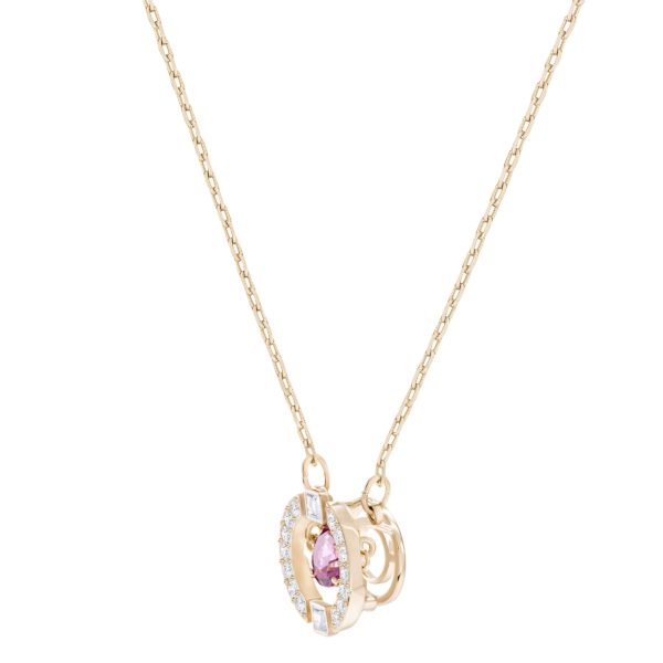 Sparkling Dance Round Red Necklace - Image 3