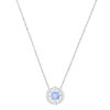 Sparkling Dance Round Blue Necklace 2
