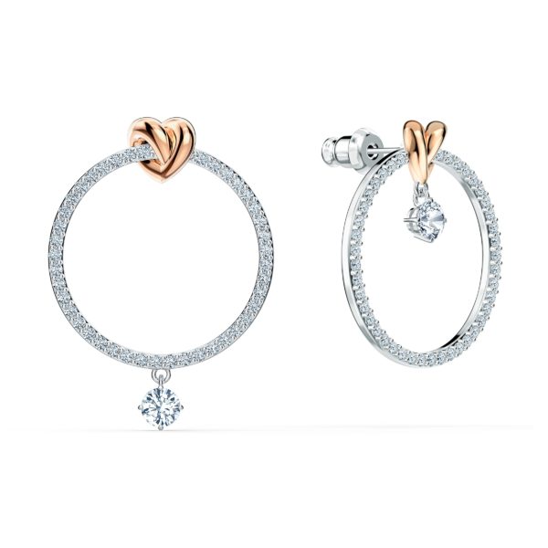 Lifelong Heart Hoop Pierced Earrings 5