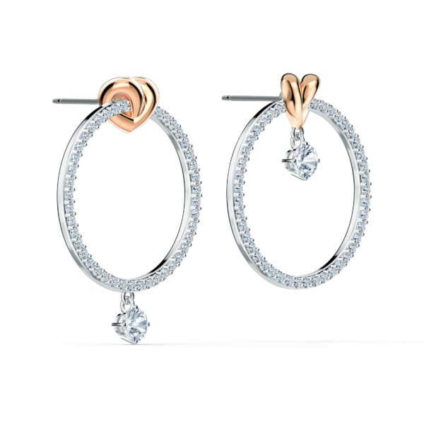 Lifelong Heart Hoop Pierced Earrings 4