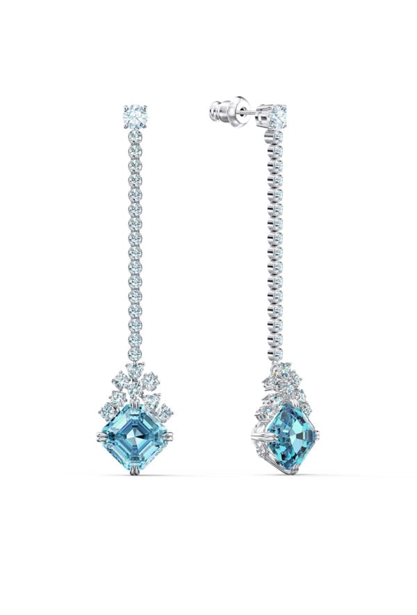 Sparkling Linear Pierced Earrings 4