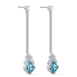 Sparkling Linear Pierced Earrings 7