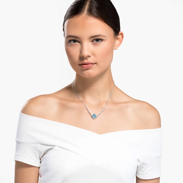 Sparkling Aqua Necklace - Image 2
