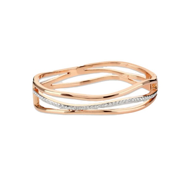 Bayswater Two-tone Rose & Rhd Ring