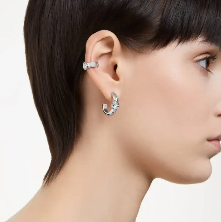 Imber Hoop Earrings with Cuff - Image 2