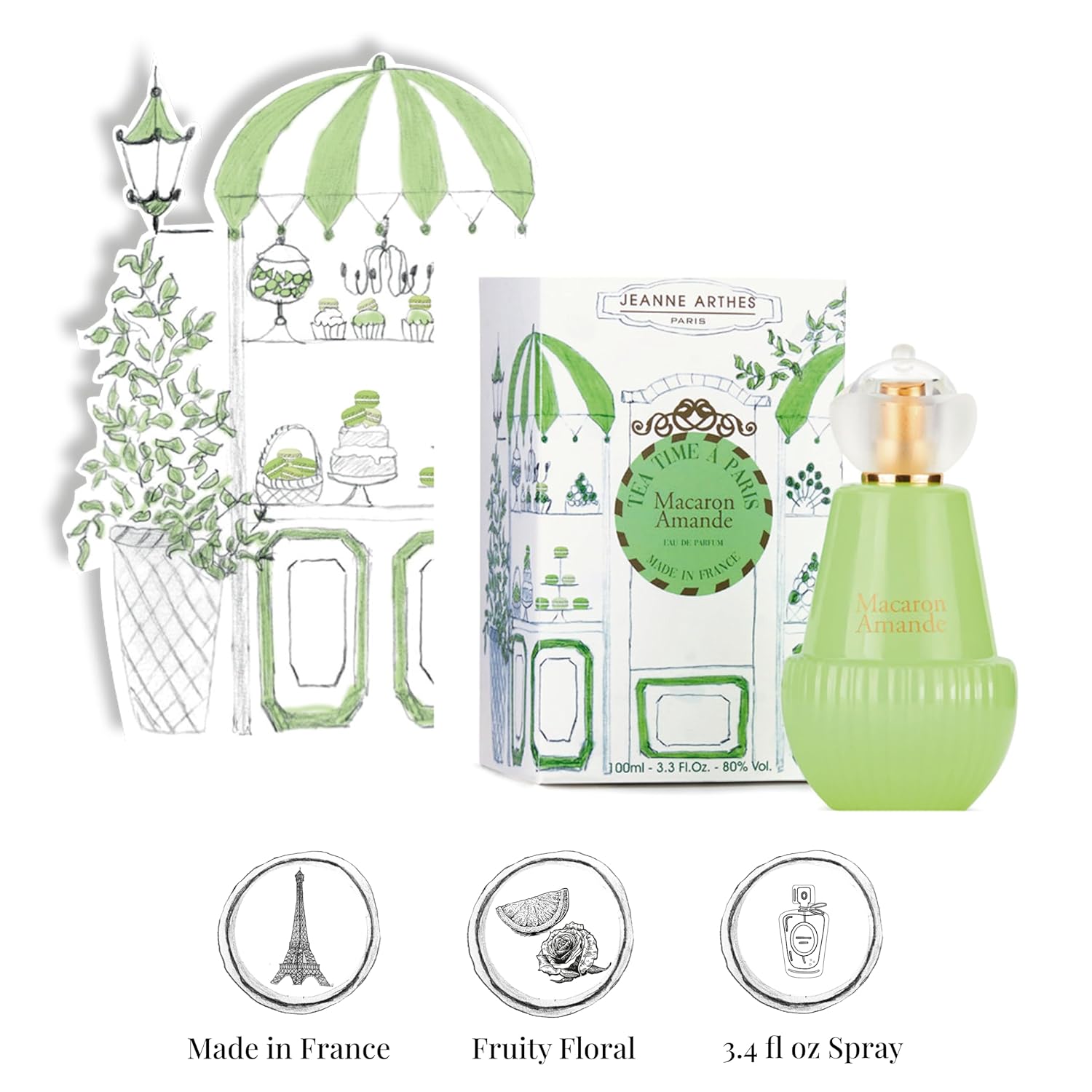 Tea Time a Paris - Macaron Amande 6