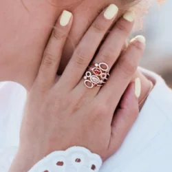 Home 82 Alternative view of Ring GALETS RO Garnet